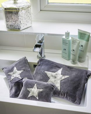 Velvet Star Make Up Bag - Winter Star Gifts 