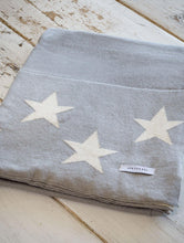 Load image into Gallery viewer, 2 Way Dove Knitted Star Throw - Winter Star Gifts 
