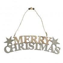 Merry Christmas Sign with Stars - Winter Star Gifts 