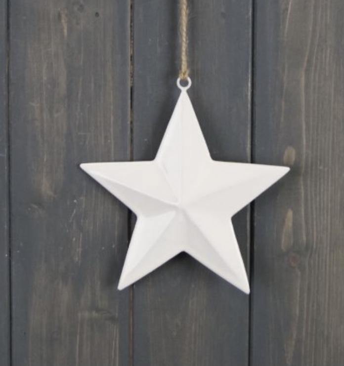 Ceramic Star Hanger - Winter Star Gifts 