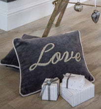 Load image into Gallery viewer, LOVE Velvet Cushion - Winter Star Gifts 
