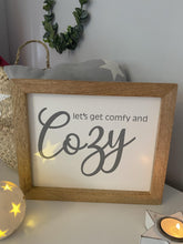 Load image into Gallery viewer, Comfy and Cosy Sign - Winter Star Gifts 
